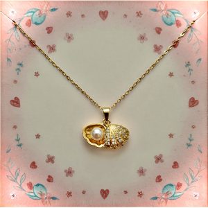 Korean Fashion Shell Pearl Stainless Steel Anti-Fading Feminine Exquisite Pendant Necklace For Women Non faded jewellery Anti Tarnish Jewellery